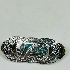 N.S. Meyer U.S. Air Force Pin Lapel Military Vintage Feather Silver Toned